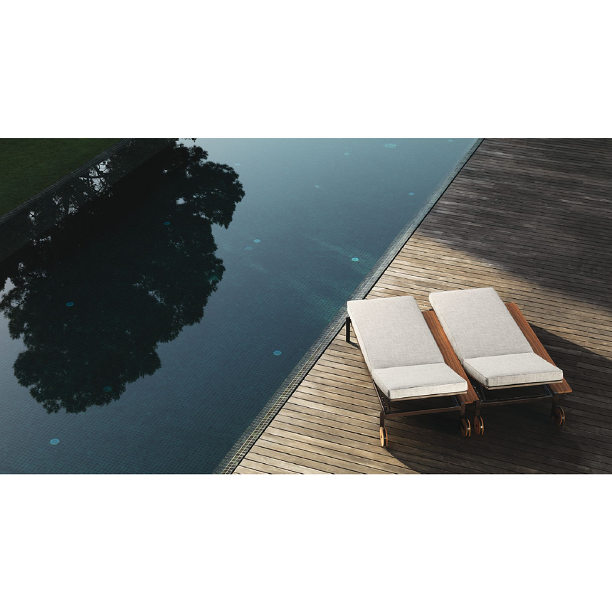 Wooden Shelf Sun Lounger | Talenti Casilda | Italianfurniture.com