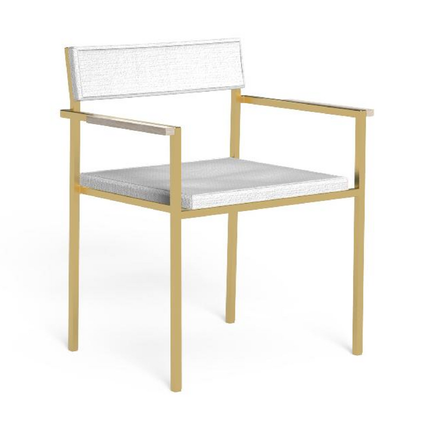 Stainless Steel Outdoor Dining Chair | Talenti Casilda | Italianfurniture.com