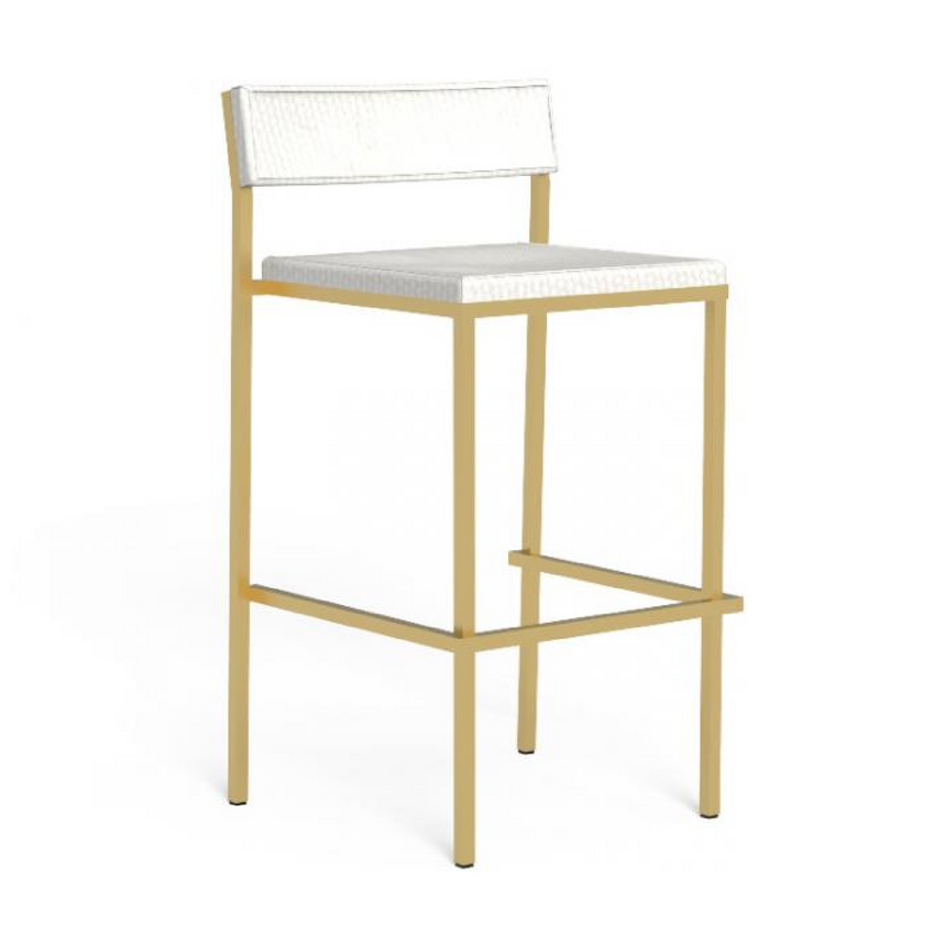 Stainless Steel Outdoor Bar Stool | Talenti Casilda | Italianfurniture.com