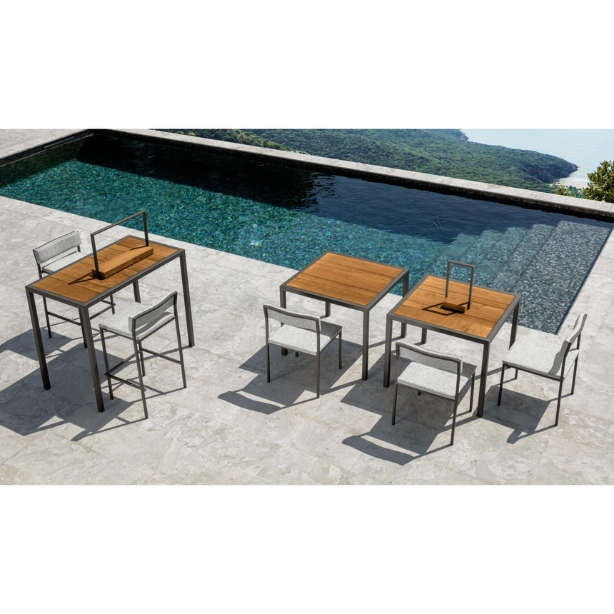 Stainless Steel Outdoor Bar Stool | Talenti Casilda | Italianfurniture.com