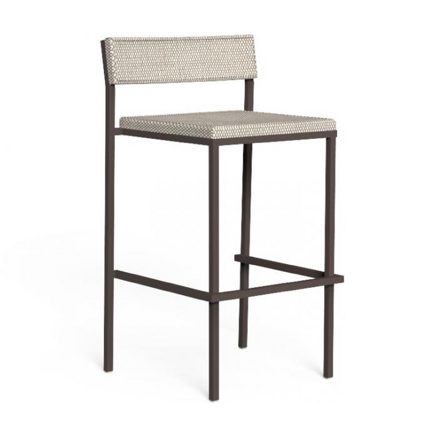 Stainless Steel Outdoor Bar Stool | Talenti Casilda | Italianfurniture.com
