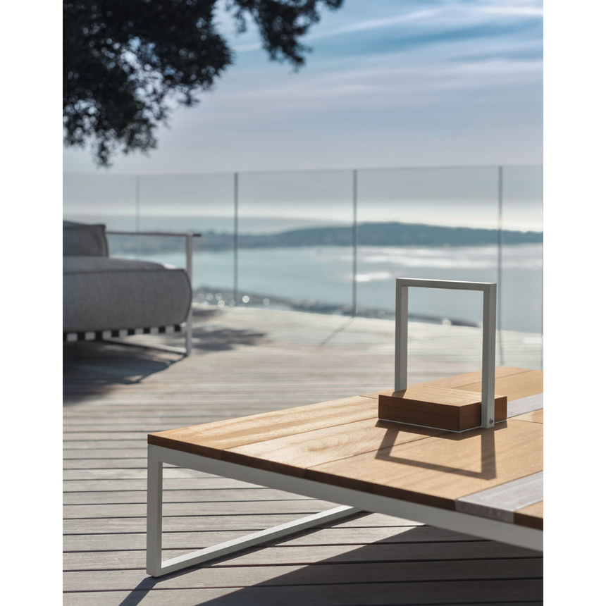 Marble Slat Outdoor Coffee Table | Talenti Casilda | Italianfurniture.com