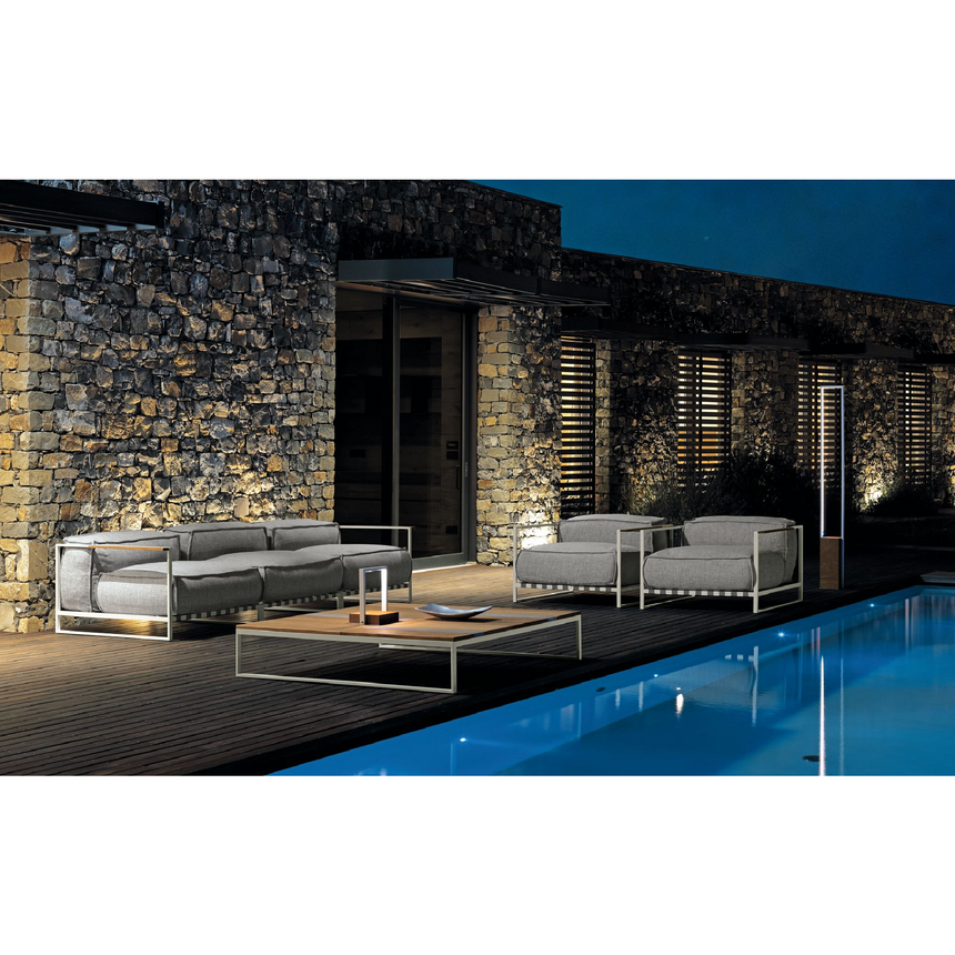 Marble Slat Outdoor Coffee Table | Talenti Casilda | Italianfurniture.com