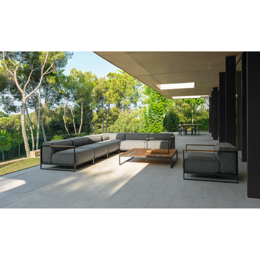 Marble Slat Outdoor Coffee Table | Talenti Casilda | Italianfurniture.com
