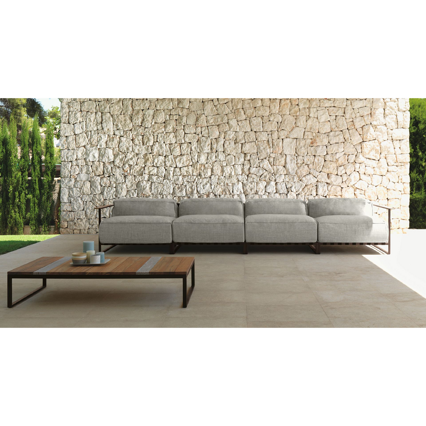 Marble Slat Outdoor Coffee Table | Talenti Casilda | Italianfurniture.com