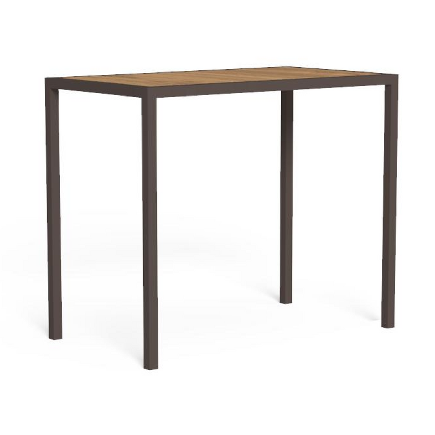 Wooden Rectangular Outdoor Bar Table | Talenti Casilda | Italianfurniture.com