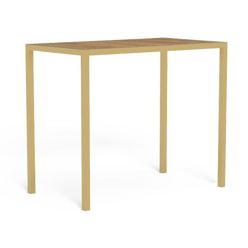 Wooden Rectangular Outdoor Bar Table | Talenti Casilda | Italianfurniture.com