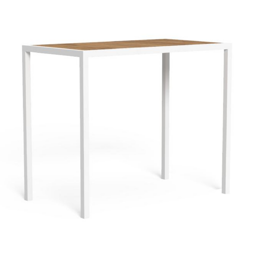 Wooden Rectangular Outdoor Bar Table | Talenti Casilda | Italianfurniture.com