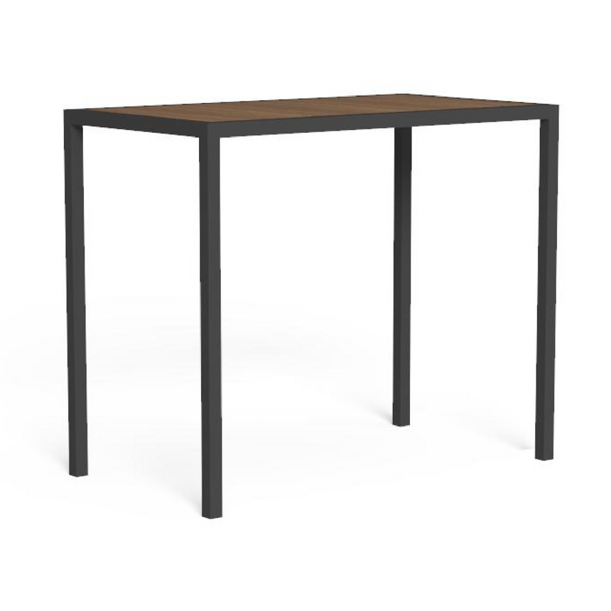 Wooden Rectangular Outdoor Bar Table | Talenti Casilda | Italianfurniture.com