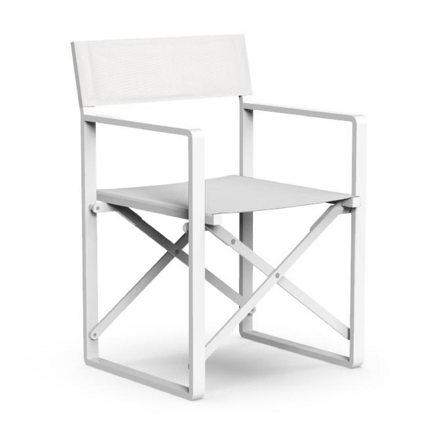 Outdoor Aluminum Director Chair | Talenti Chic | Italianfurniture.com
