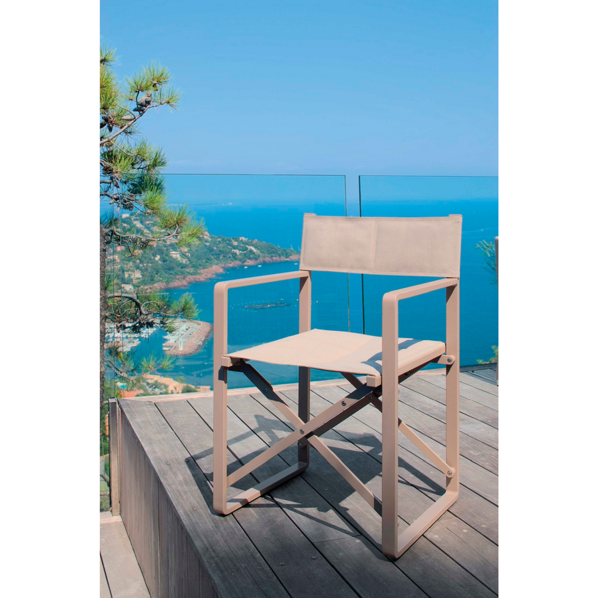 Outdoor Aluminum Director Chair | Talenti Chic