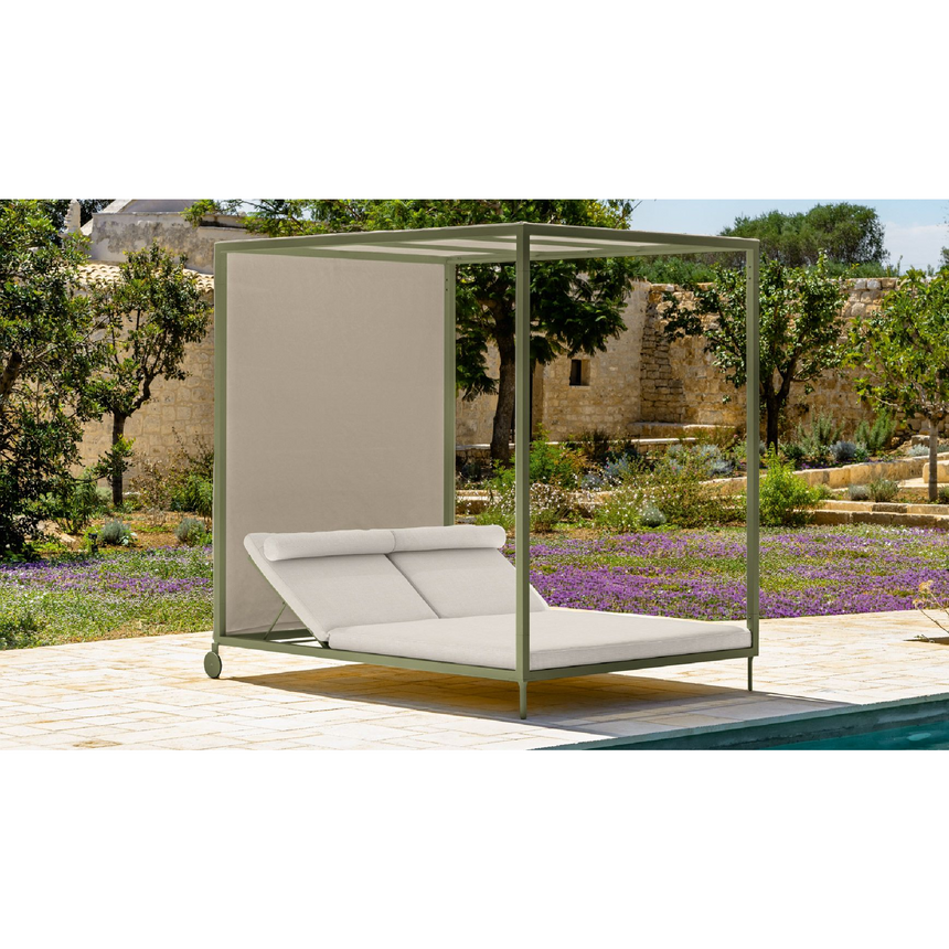 Aluminum Canopy Daybed | Talenti CleoSoft | Italianfurniture.com