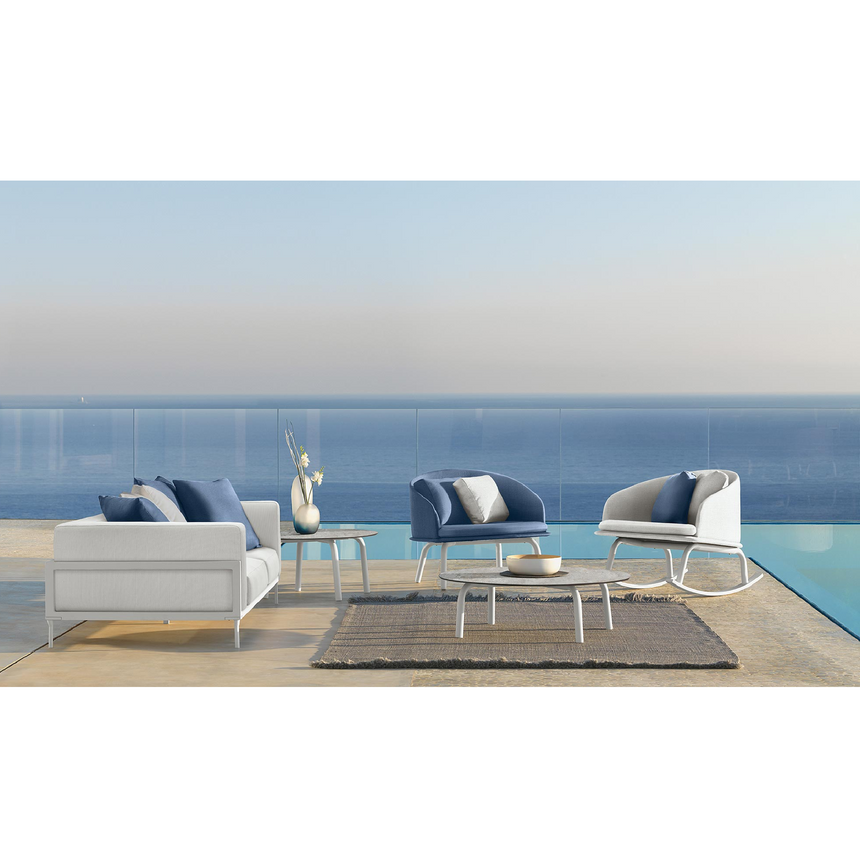 Outdoor Aluminum Rocking Chair | Talenti CleoSoft | Italianfurniture.com