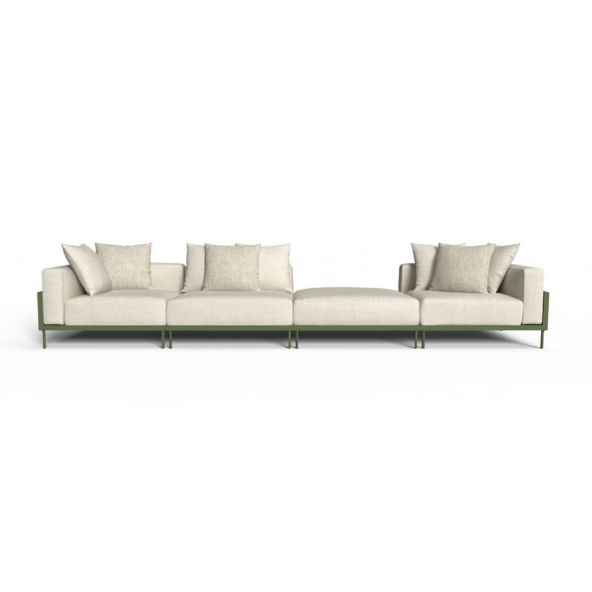 Aluminum Framed Outdoor Modular Sofa | Talenti CleoSoft | Italianfurniture.com