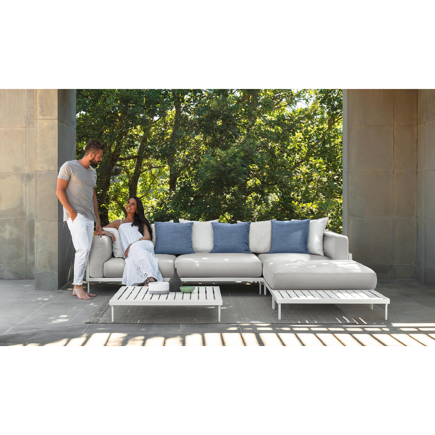 Aluminum Framed Outdoor Modular Sofa | Talenti CleoSoft | Italianfurniture.com