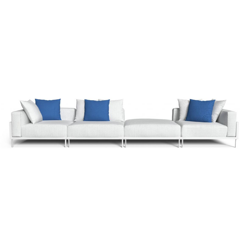 Aluminum Framed Outdoor Modular Sofa | Talenti CleoSoft | Italianfurniture.com