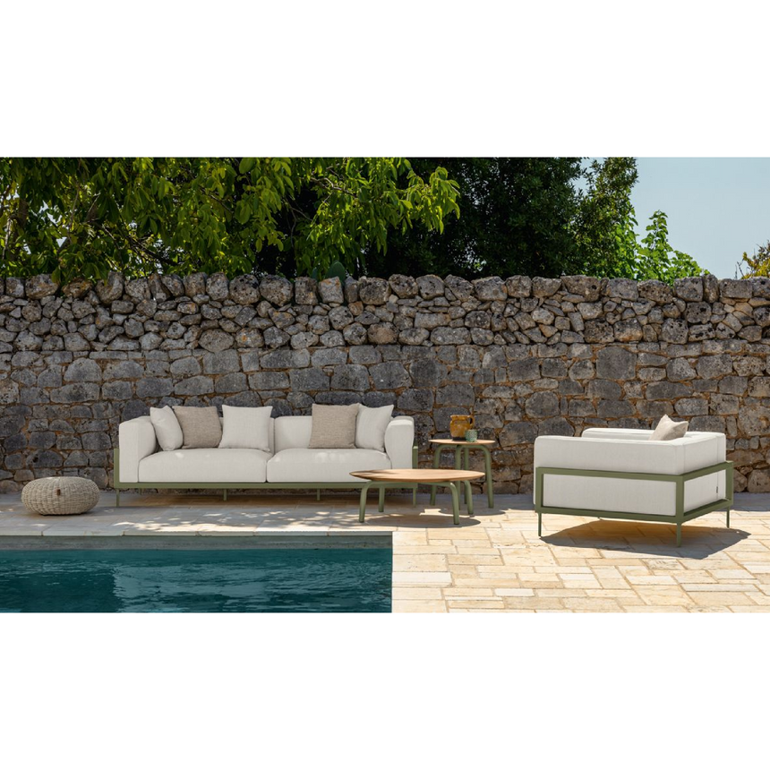 Aluminum Framed Outdoor Modular Sofa | Talenti CleoSoft | Italianfurniture.com