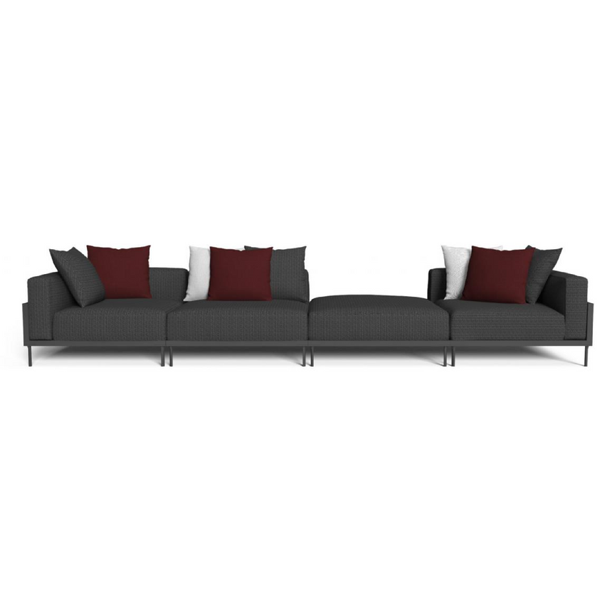 Aluminum Framed Outdoor Modular Sofa | Talenti CleoSoft | Italianfurniture.com