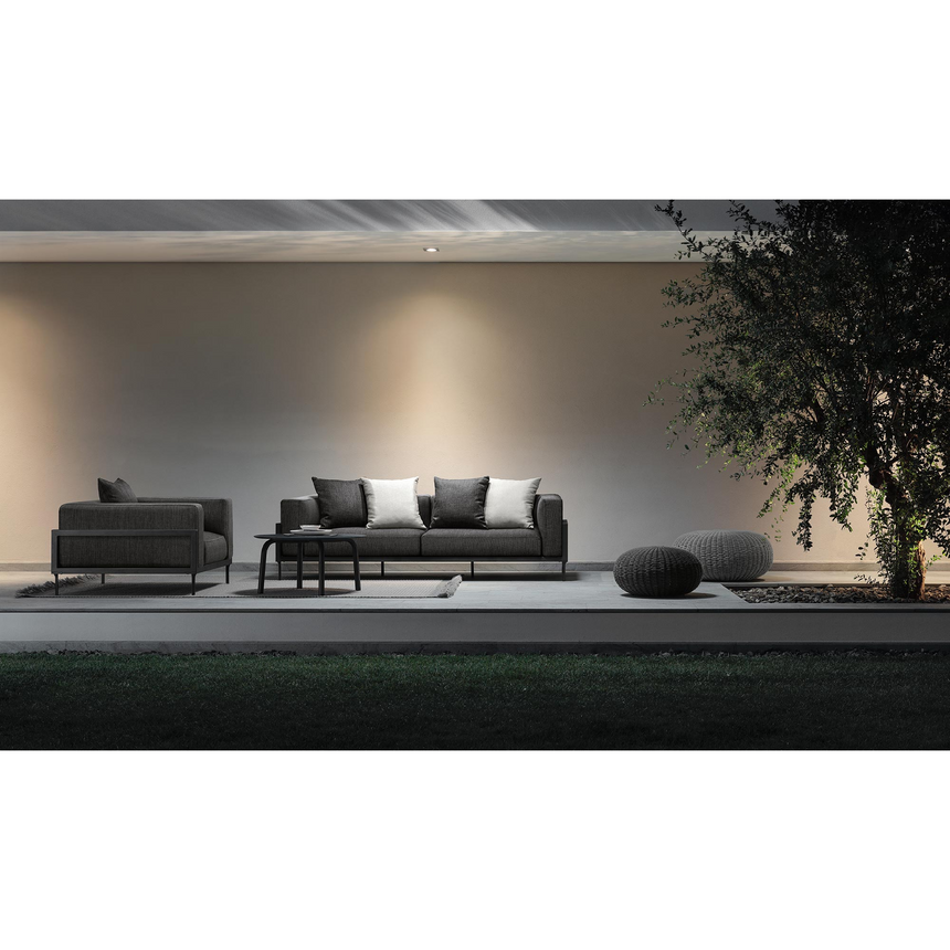 Outdoor Aluminum Round Coffee Table | Talenti CleoSoft | Italianfurniture.com