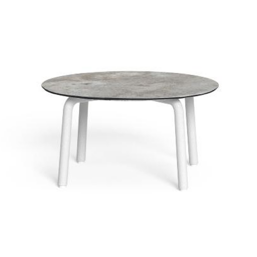 Outdoor Aluminum Round Coffee Table | Talenti CleoSoft | Italianfurniture.com