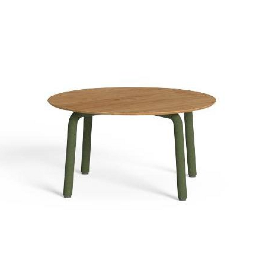 Outdoor Aluminum Round Coffee Table | Talenti CleoSoft | Italianfurniture.com