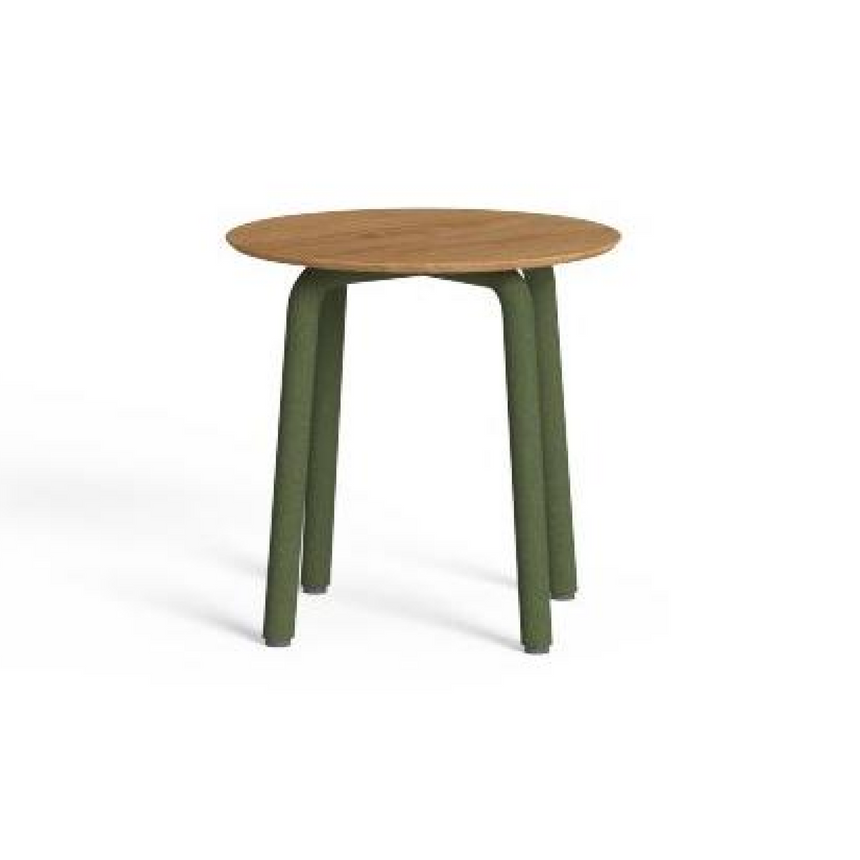 Outdoor Aluminum Round Coffee Table | Talenti CleoSoft | Italianfurniture.com