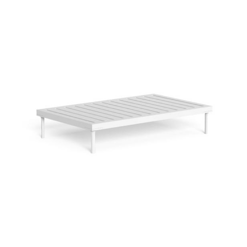 Outdoor Slatted Aluminum Coffee Table | Talenti CleoSoft | Italianfurniture.com