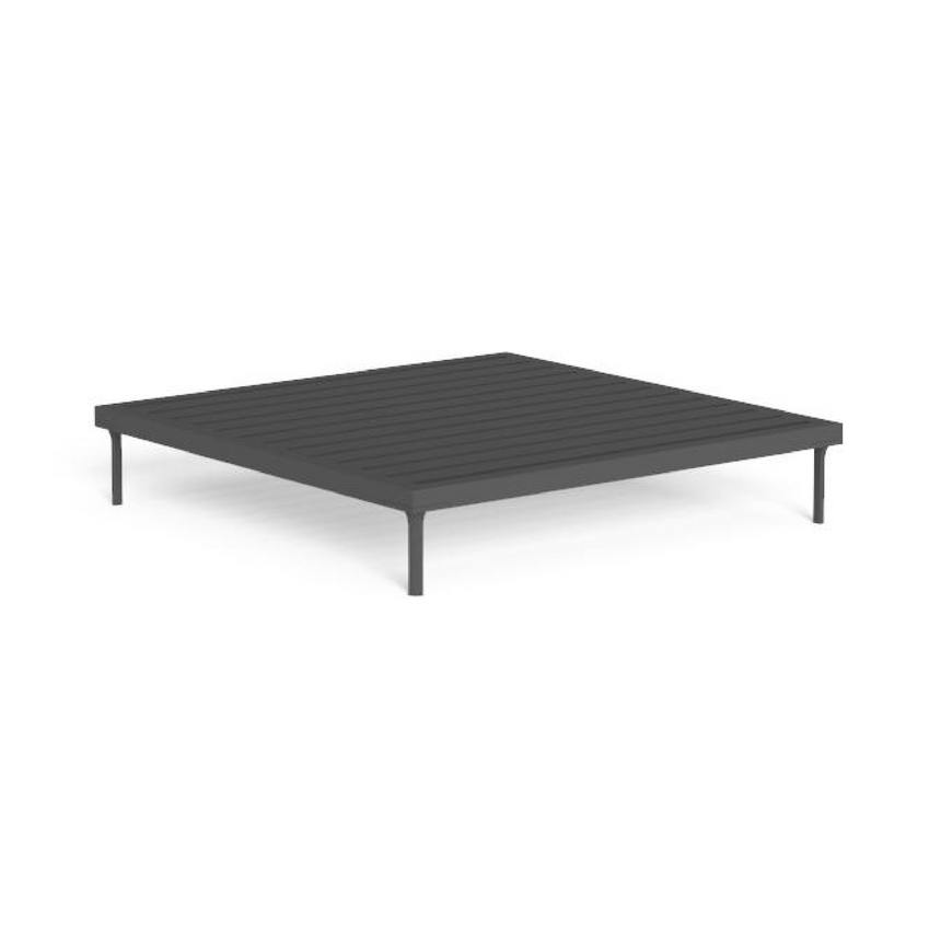 Outdoor Slatted Aluminum Coffee Table | Talenti CleoSoft | Italianfurniture.com