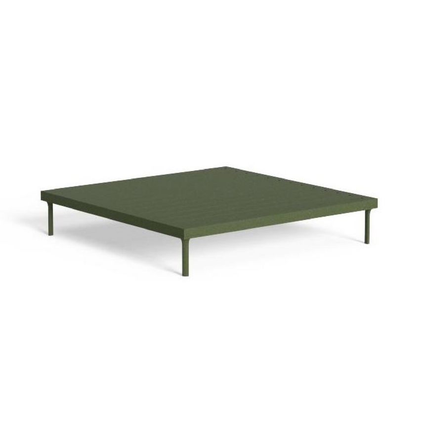 Outdoor Slatted Aluminum Coffee Table | Talenti CleoSoft | Italianfurniture.com