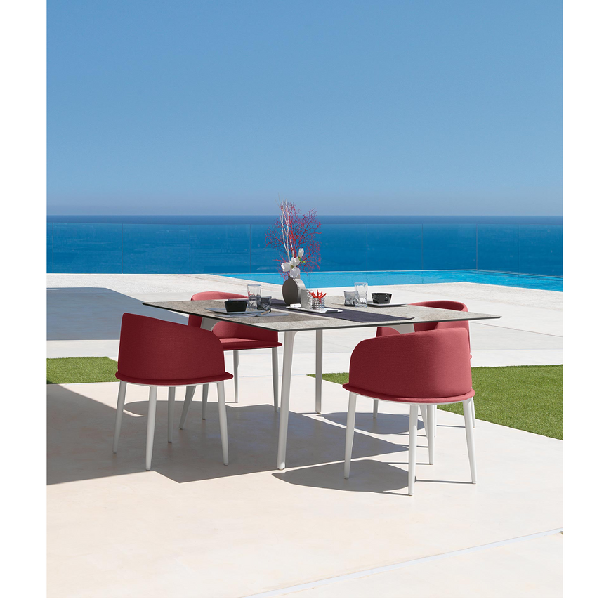Outdoor Aluminum Dining Table | Talenti CleoSoft | Italianfurniture.com