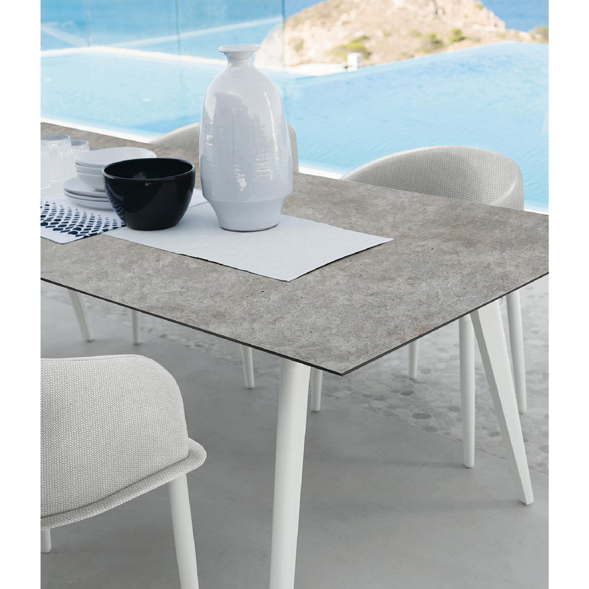 Outdoor Aluminum Dining Table | Talenti CleoSoft | Italianfurniture.com