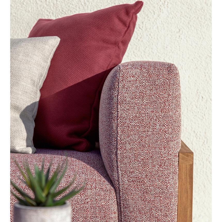 Wood Framed Outdoor 3-Seater Sofa | Talenti CleoSoft | Italianfurniture.com