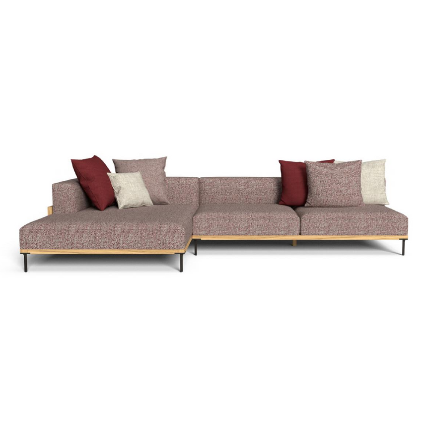 Wood Framed Outdoor Modular Sofa | Talenti CleoSoft | Italianfurniture.com