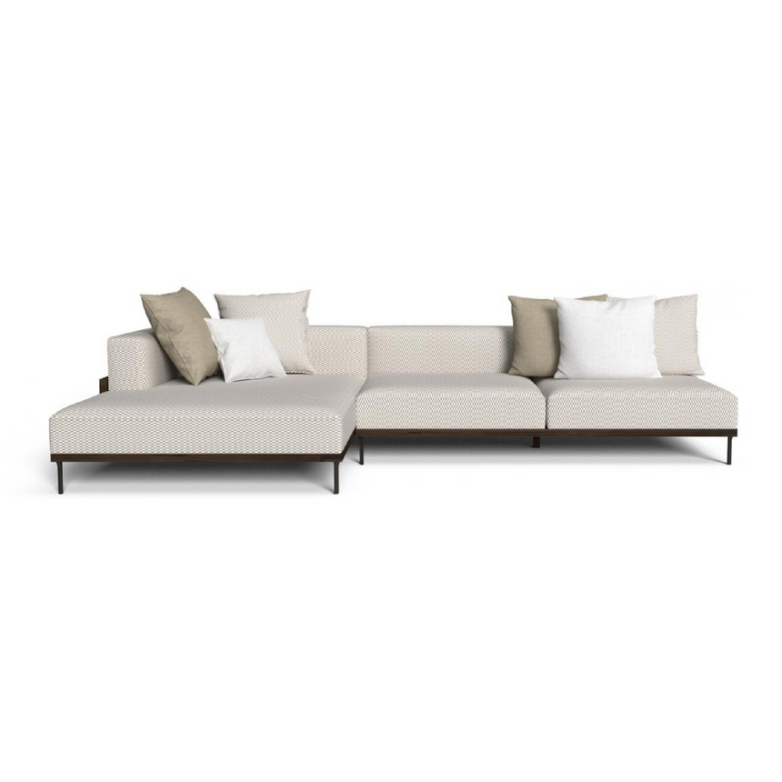 Wood Framed Outdoor Modular Sofa | Talenti CleoSoft | Italianfurniture.com