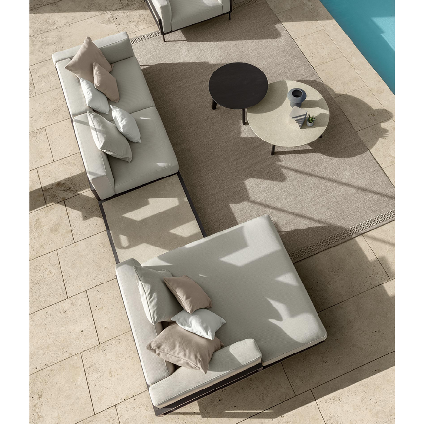 Wood Framed Outdoor Modular Sofa | Talenti CleoSoft | Italianfurniture.com