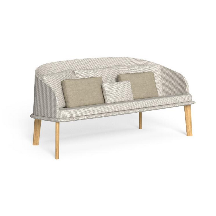 Curved Back Outdoor Loveseat | Talenti CleoSoft | Italianfurniture.com
