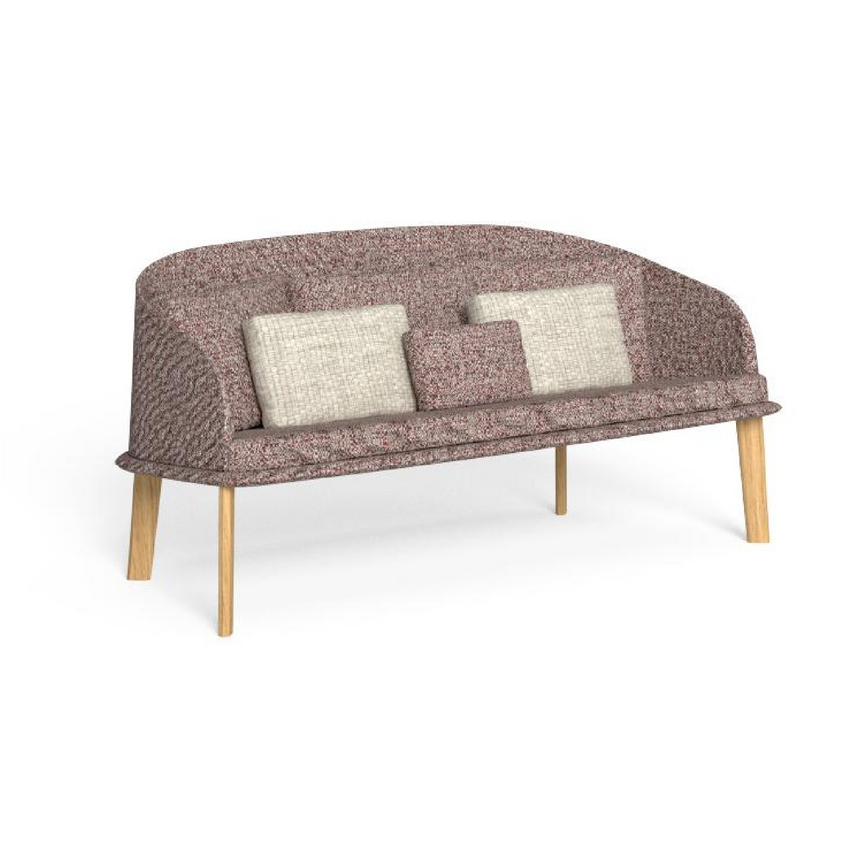 Curved Back Outdoor Loveseat | Talenti CleoSoft | Italianfurniture.com