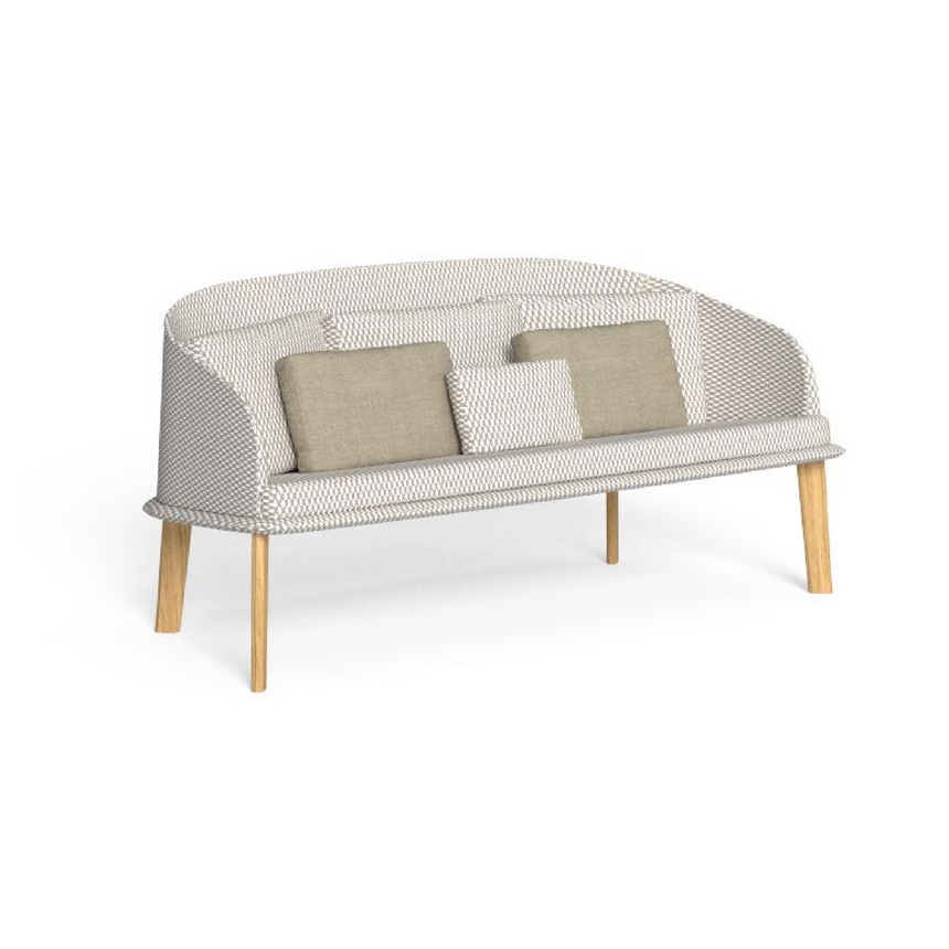 Curved Back Outdoor Loveseat | Talenti CleoSoft | Italianfurniture.com