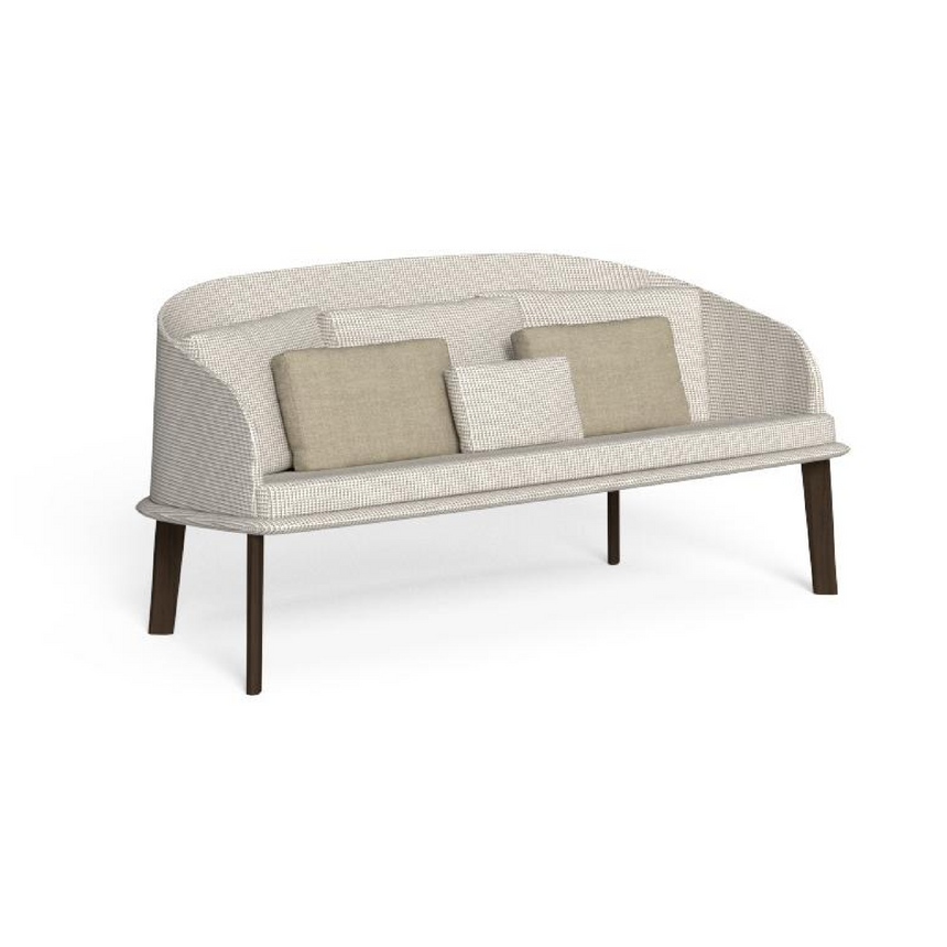 Curved Back Outdoor Loveseat | Talenti CleoSoft | Italianfurniture.com