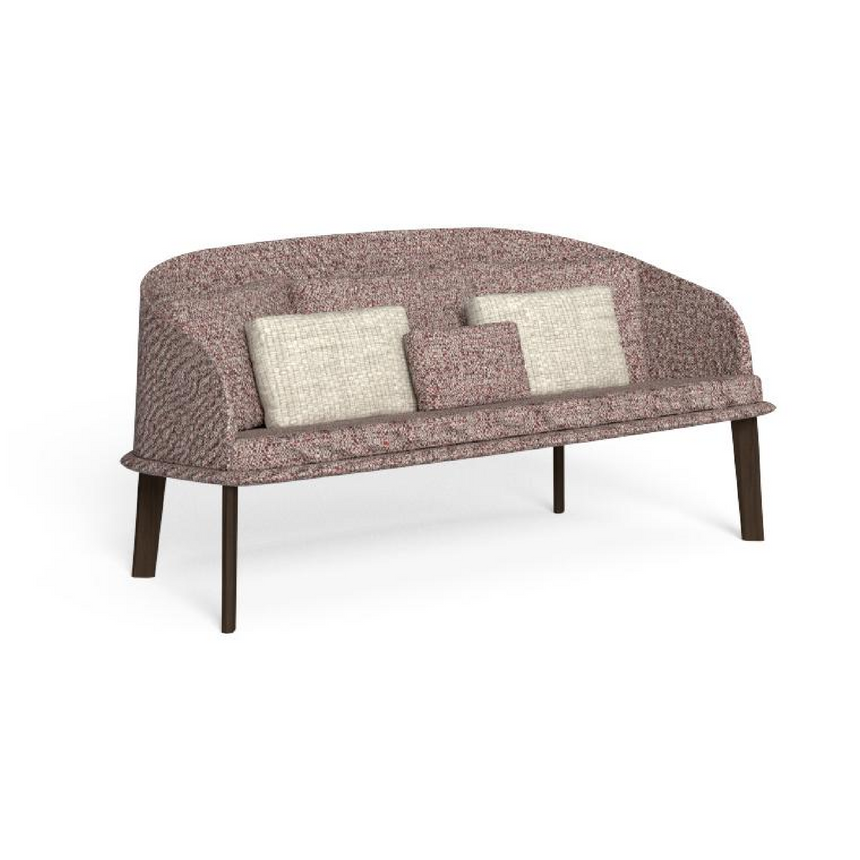 Curved Back Outdoor Loveseat | Talenti CleoSoft | Italianfurniture.com