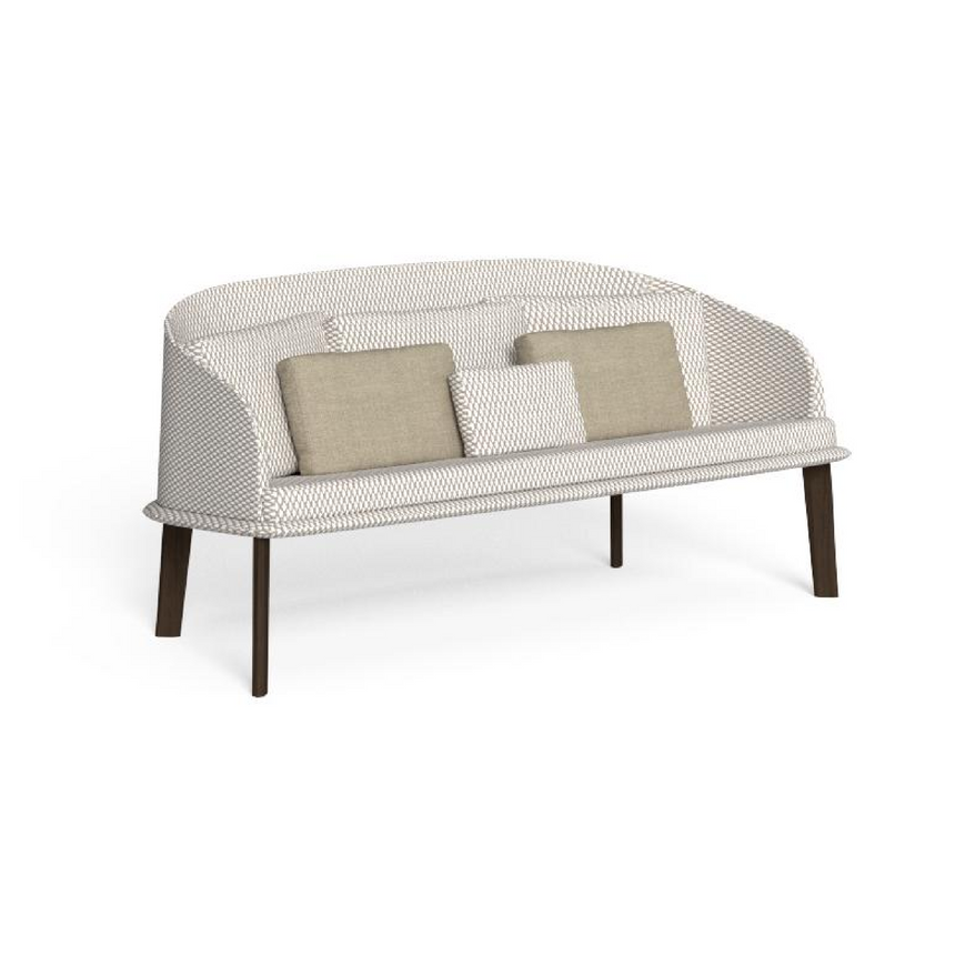 Curved Back Outdoor Loveseat | Talenti CleoSoft | Italianfurniture.com