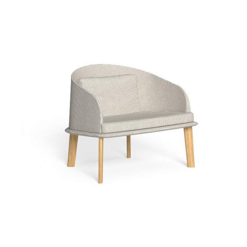 Curved Back Outdoor Lounge Armchair | Talenti CleoSoft | Italianfurniture.com