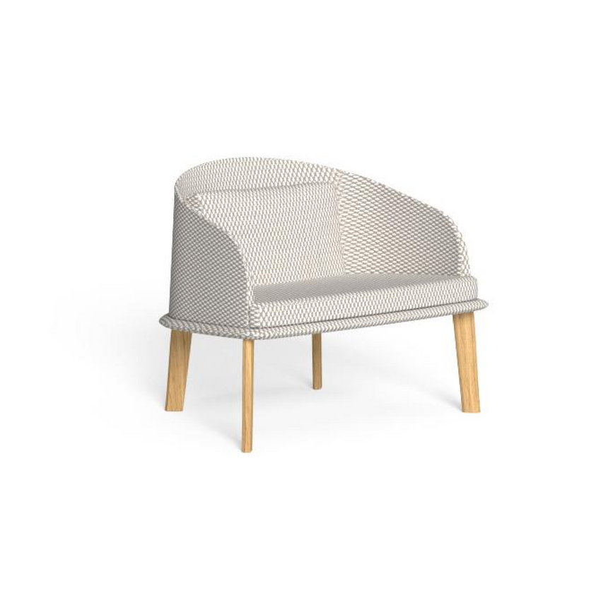Curved Back Outdoor Lounge Armchair | Talenti CleoSoft | Italianfurniture.com
