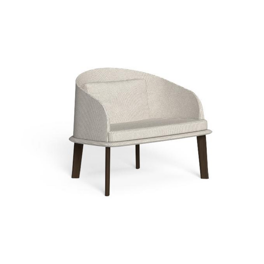 Curved Back Outdoor Lounge Armchair | Talenti CleoSoft | Italianfurniture.com