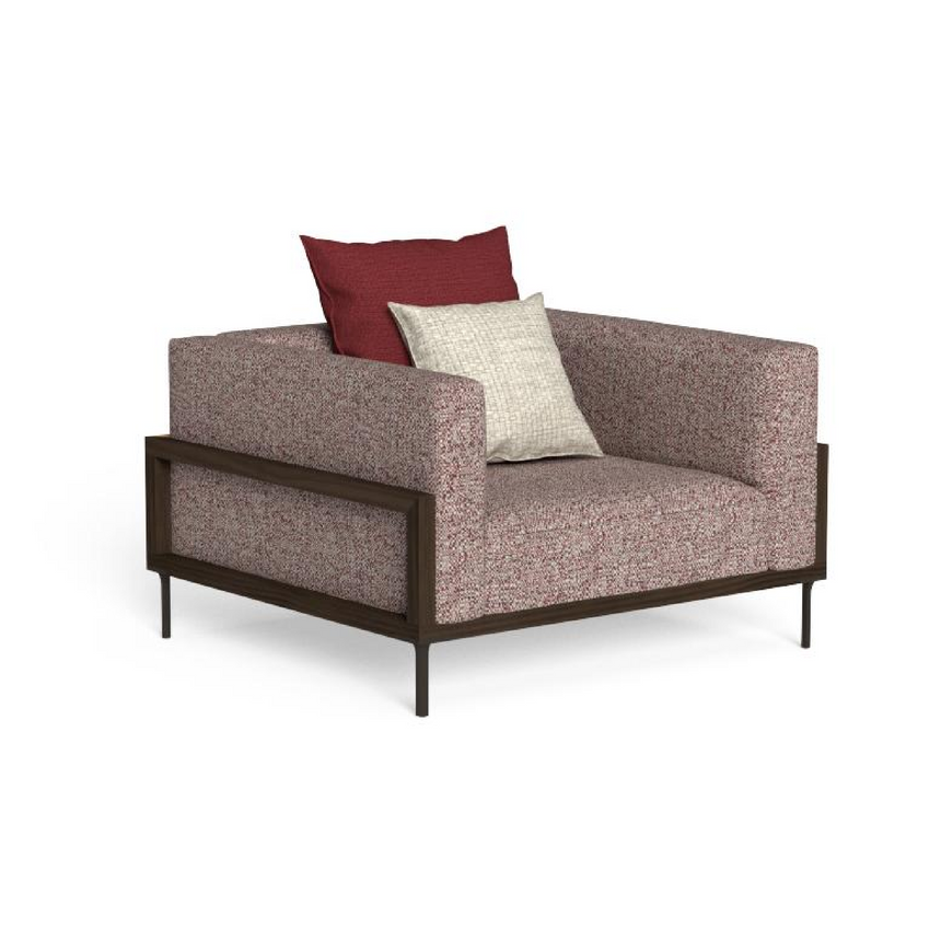 Wood Framed Outdoor Living Armchair | Talenti CleoSoft | Italianfurniture.com