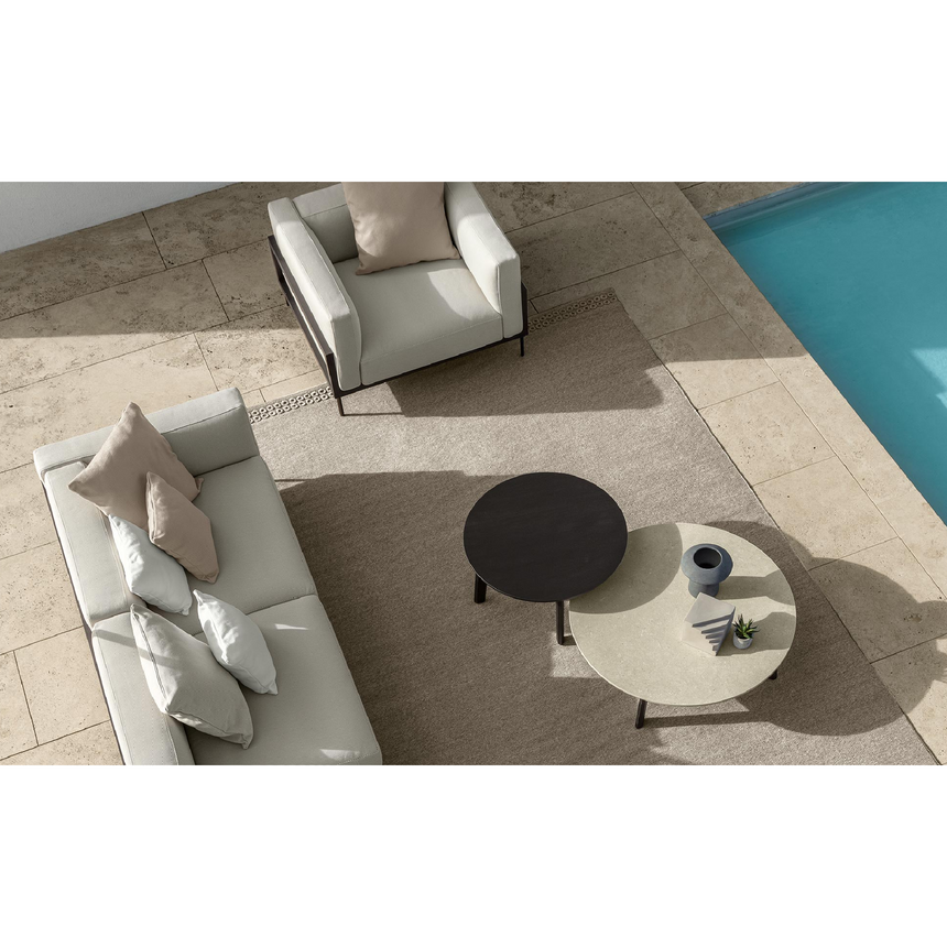 Wood Legged Outdoor Coffee Table | Talenti CleoSoft | Italianfurniture.com