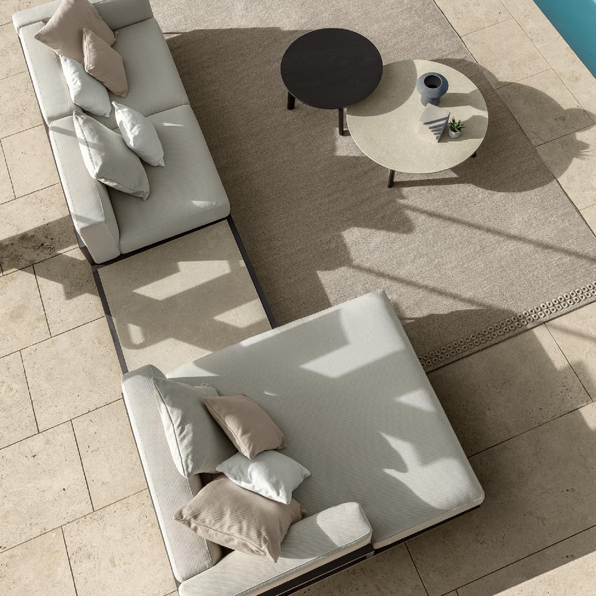 Wood Legged Outdoor Coffee Table | Talenti CleoSoft | Italianfurniture.com
