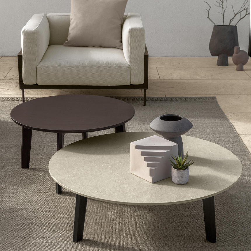 Wood Legged Outdoor Coffee Table | Talenti CleoSoft | Italianfurniture.com