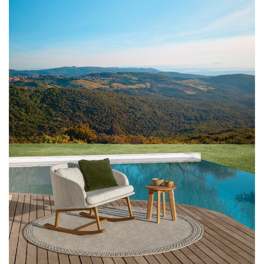 Wood Outdoor Side table | Talenti CleoSoft | Italianfurniture.com