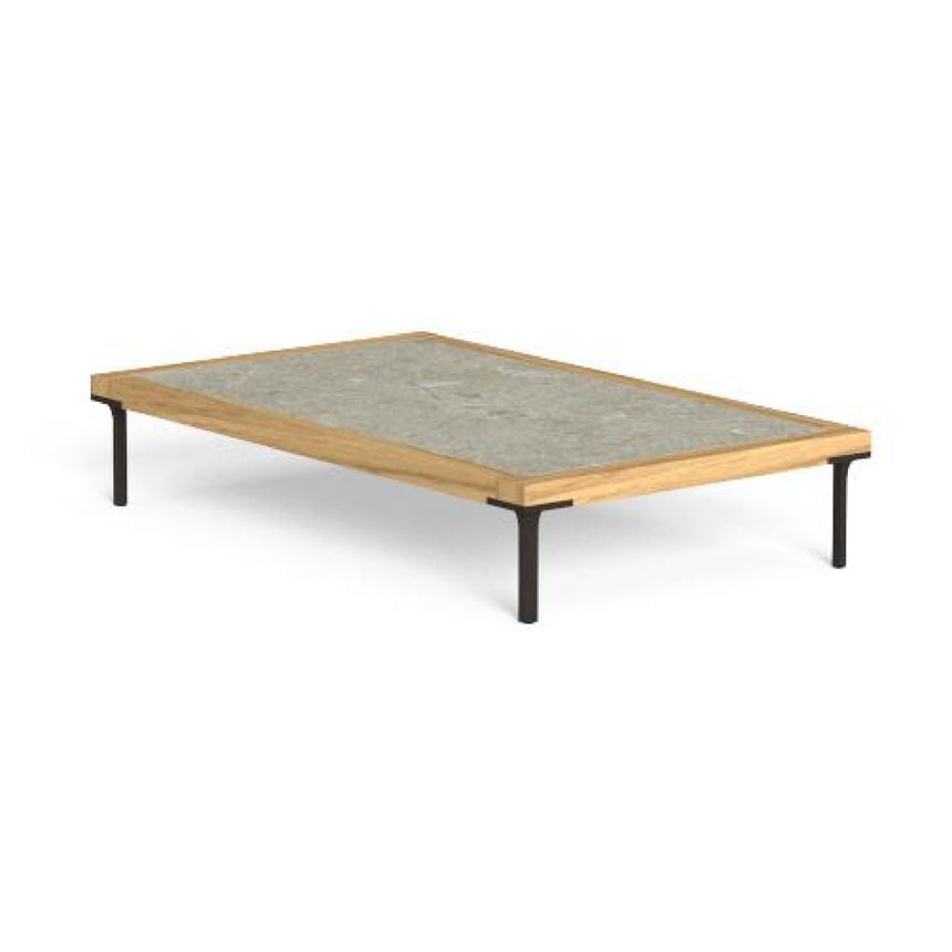 Wood Legged Outdoor Coffee Table | Talenti CleoSoft | Italianfurniture.com